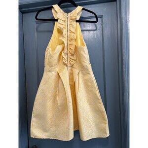 Disney Beauty and the Beast Belle Yellow Jacquard Dress Dapper Days Ladies Large